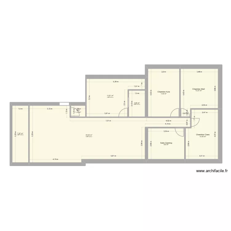 Maison Perso. Plan de 