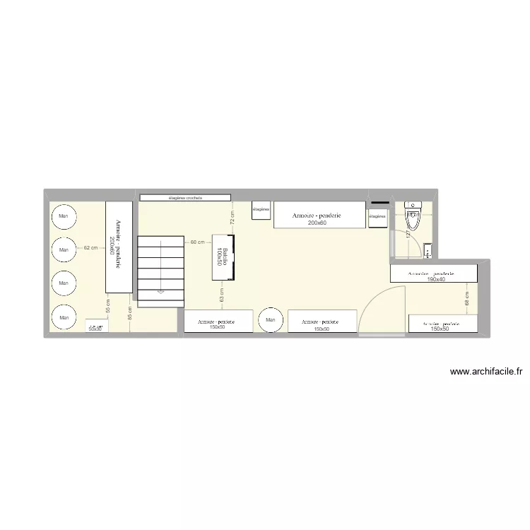 Isnardy's Closet Mobilado V2. Plan de 