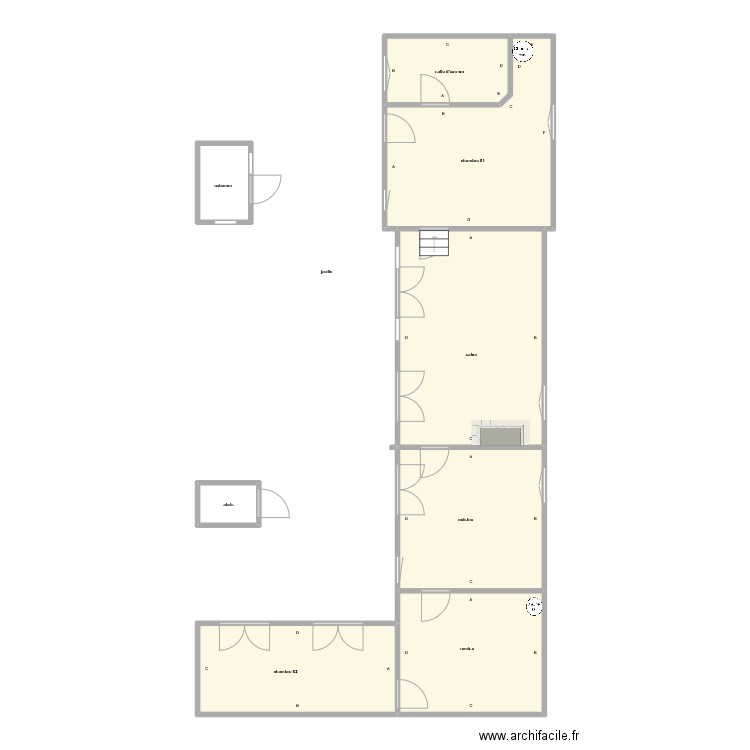 indivision martin v. Plan de 8 pièces et 95 m2