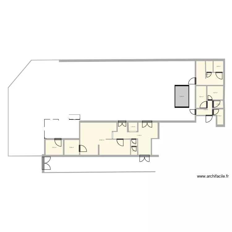 CC  Cr&eacute;teil soleil restaurant. Plan de 