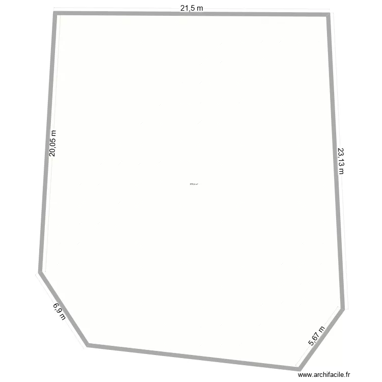 Plan maison Manapany. Plan de 1  et 575 m²