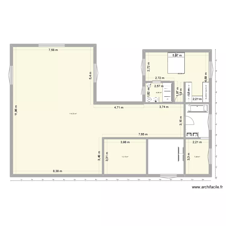 Maison Version Cristina. Plan de 5 et 167 m² Maison Version Cristina. Plan de 5 et 167 m²