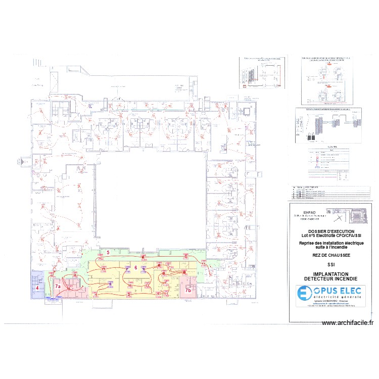 EHPAD RDC DF SSI. Plan de 0 pièce et 0 m2