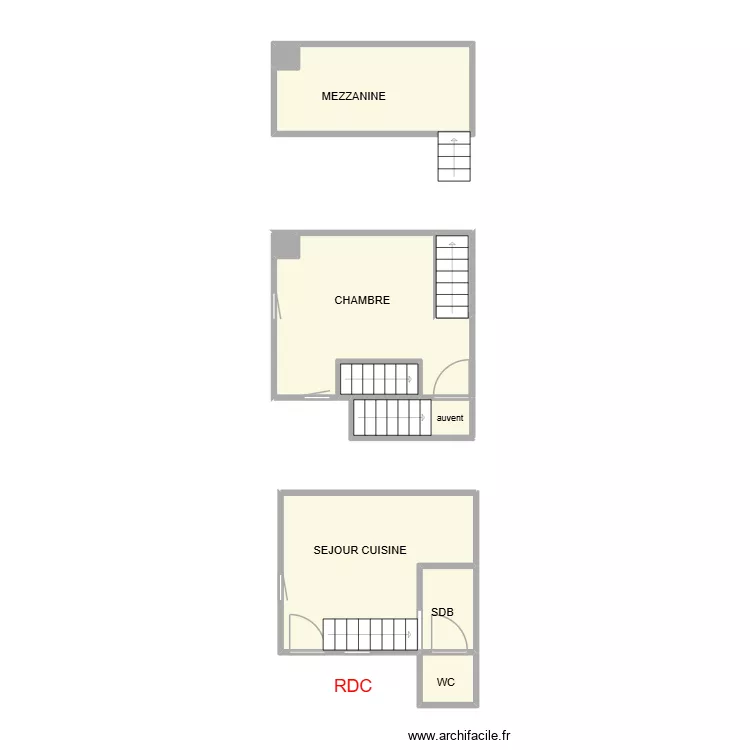 POULX PLOMB. Plan de 10  et 41 m²