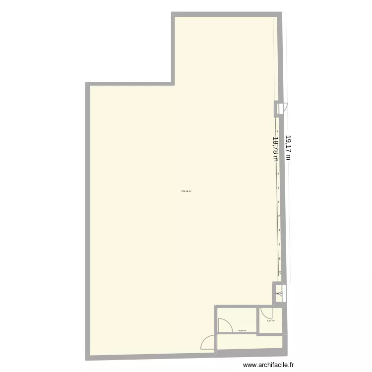 mirande 1. Plan de 4 Pièces et 289 m²