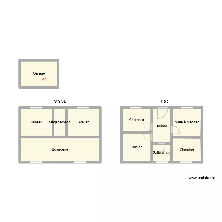 2501 SALAUN CORINNE. Plan de 