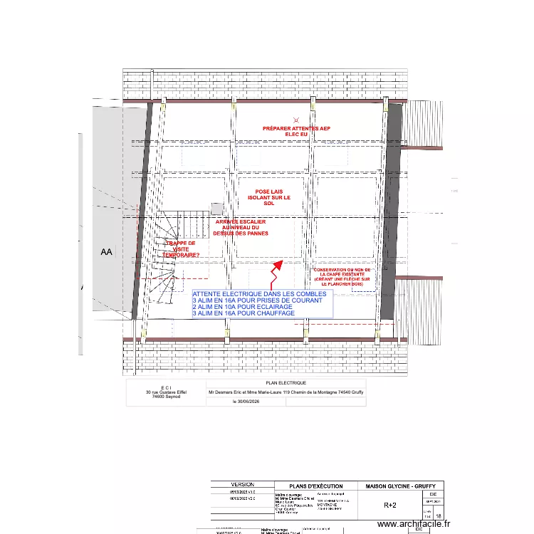 GRUFFY-PIERRE. Plan de GRUFFY-PIERRE. Plan de