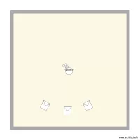 Plan au sol toilette