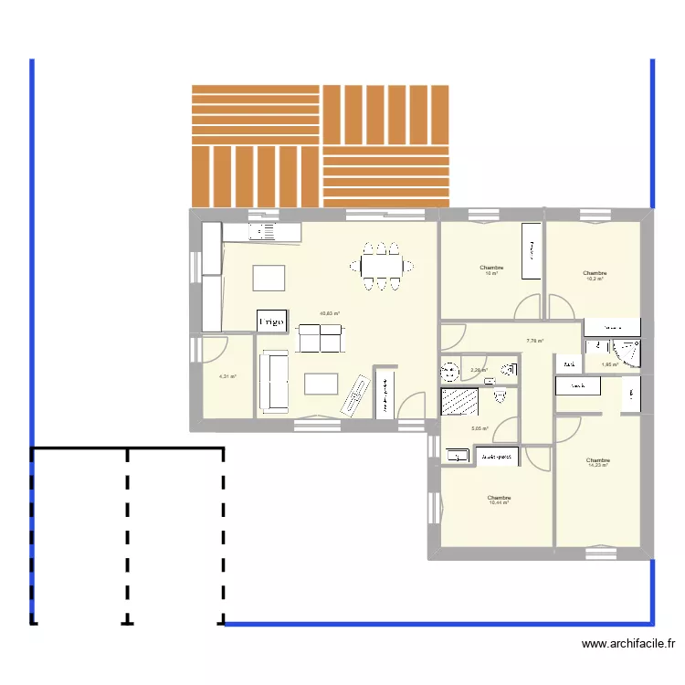 Le Poir&eacute; sur Vie 2. Plan de 10  et 107 m²