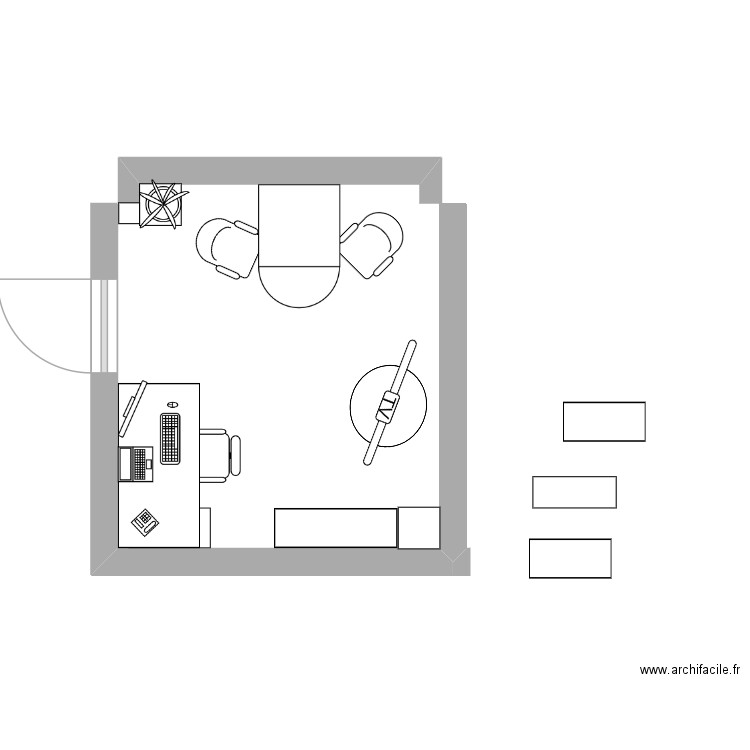 bureau4. Plan de 0 pièce et 0 m2