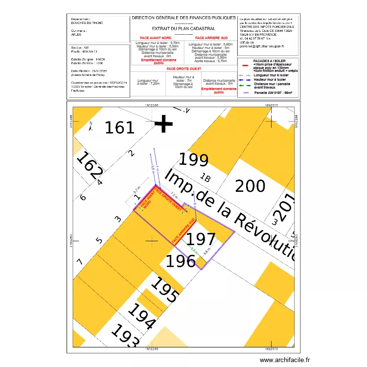 DP02 JOYEUX. Plan de 