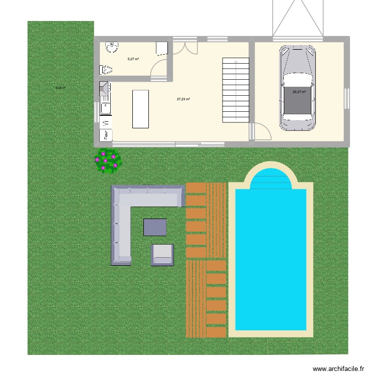 Maison N&deg;1. Plan de 0 pièce et 0 m2
