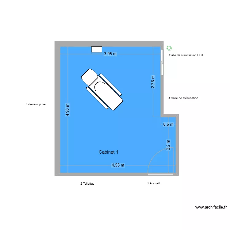 10507 Cabinet 1. Plan de 