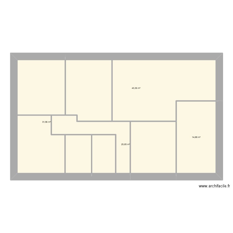 RENO. Plan de 4 pièces et 116 m2