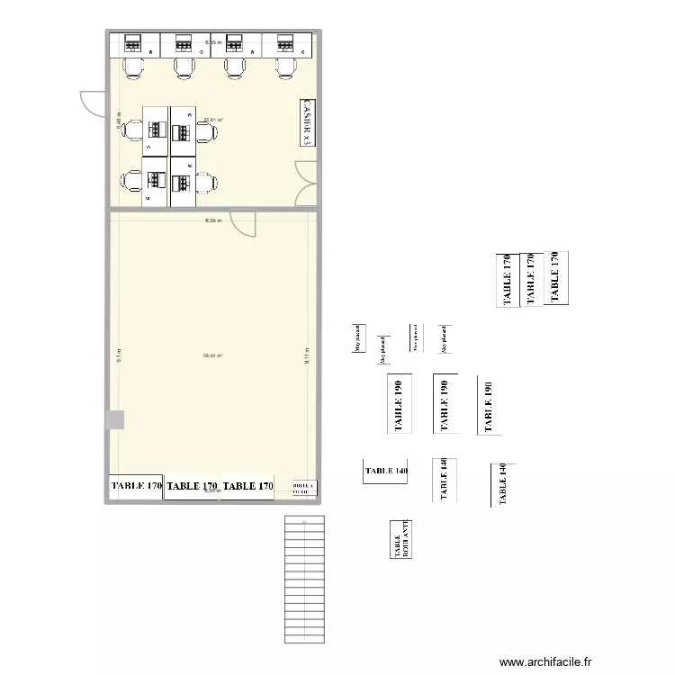 EDF 5. Plan de 2 et 96 m² EDF 5. Plan de 2 et 96 m²