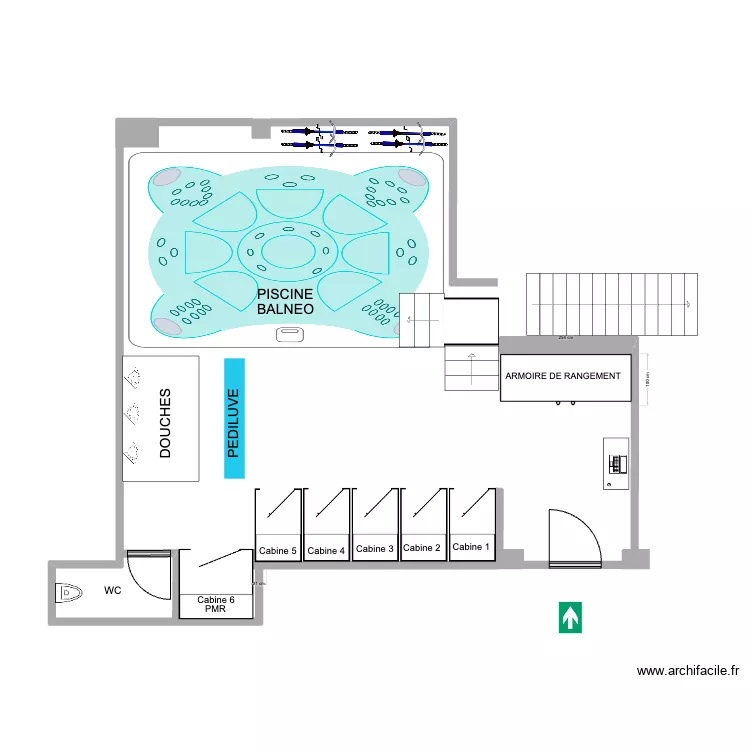 Plan - Baln&eacute;o/Kin&eacute; - The Clinic - 02/08/2024. Plan de 