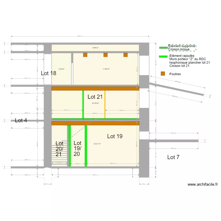 MInimes_coupe_Nord_plan_Nord_AA2. Plan de MInimes_coupe_Nord_plan_Nord_AA2. Plan de