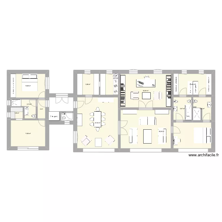 Maison 2024. Plan de 