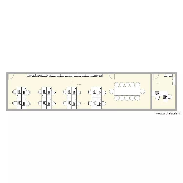plan proxi. Plan de 2  et 121 m²