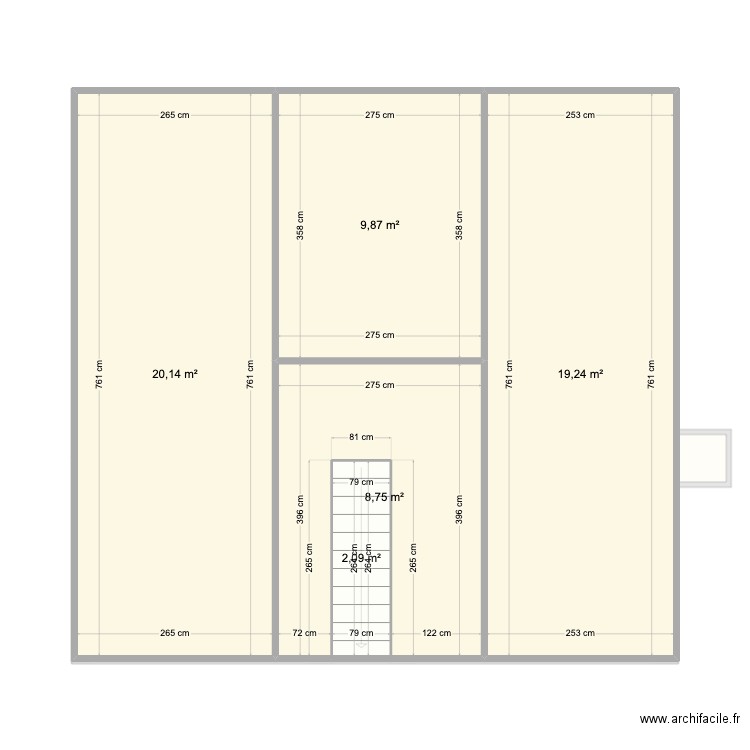 maison perso. Plan de 10 pièces et 121 m2