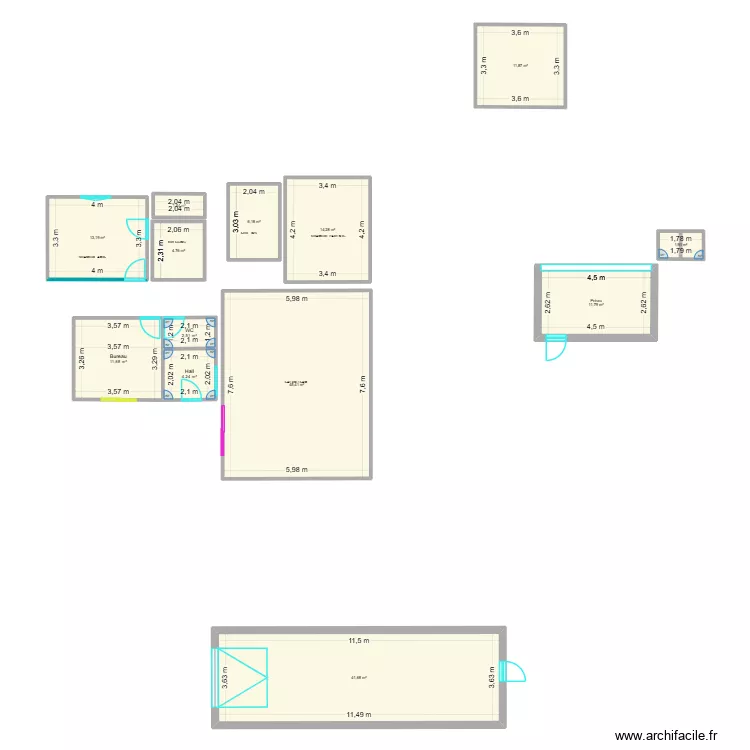 Projet 85 pont habert 2. Plan de 