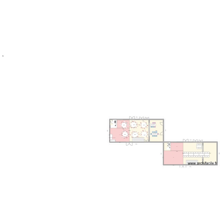Salle des fêtes arbonne 3. Plan de 4 pièces et 273 m2