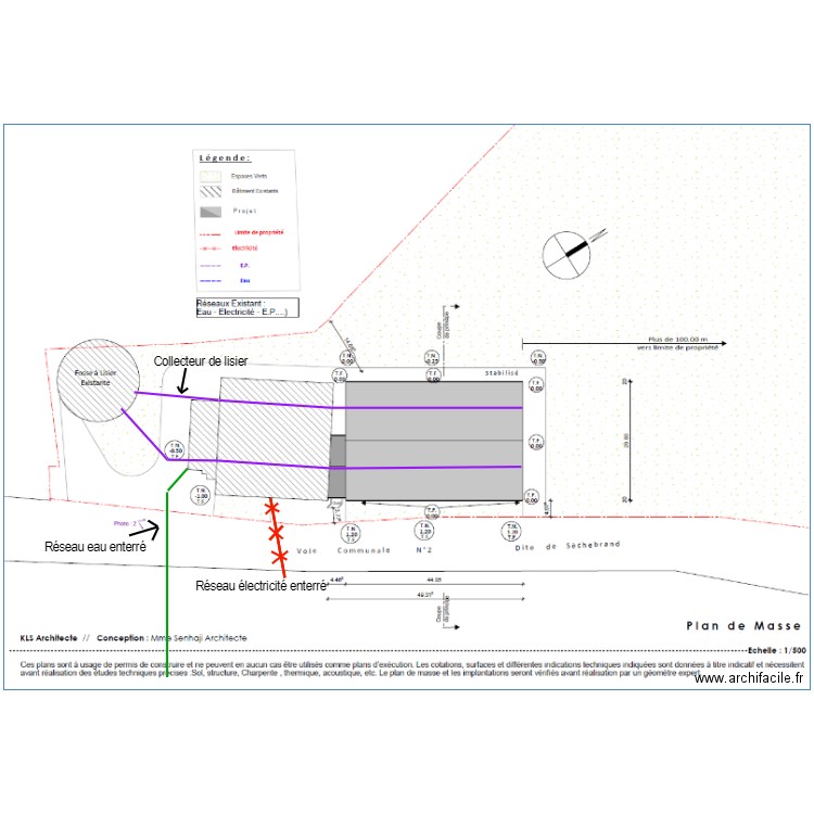 Plan réseau ICPE E Porcs du Plateau. Plan de 0 pièce et 0 m2