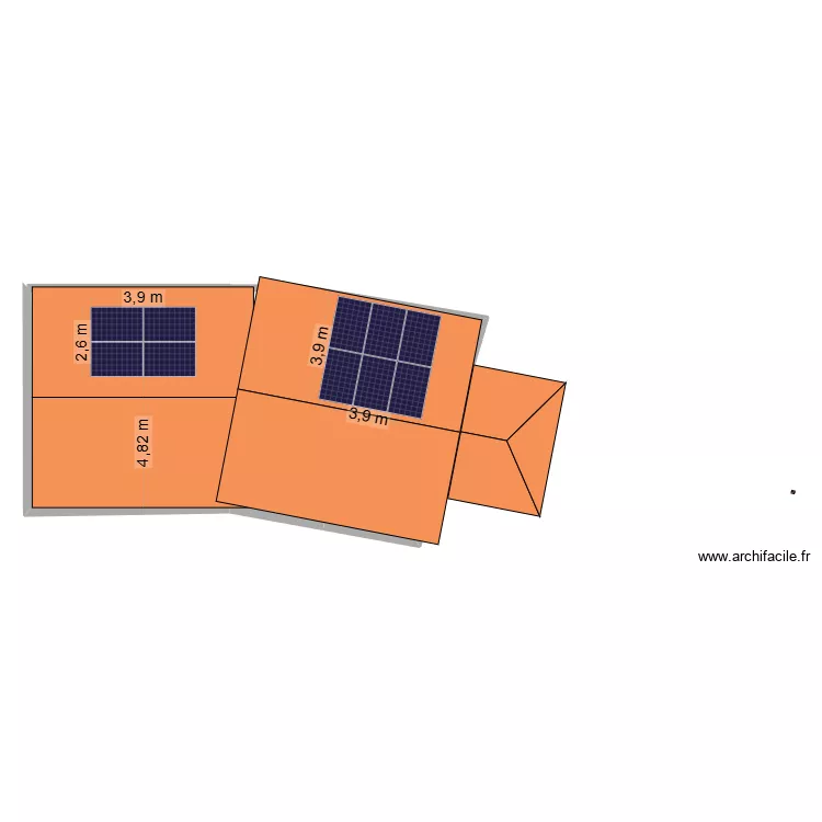 toiture. Plan de 