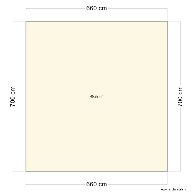 Carport Surface au sol. Plan de 0 pièce et 0 m2