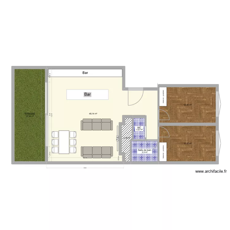 Melrose projection. Plan de 7 Pièces et 97 m² Melrose projection. Plan de 7 Pièces et 97 m²