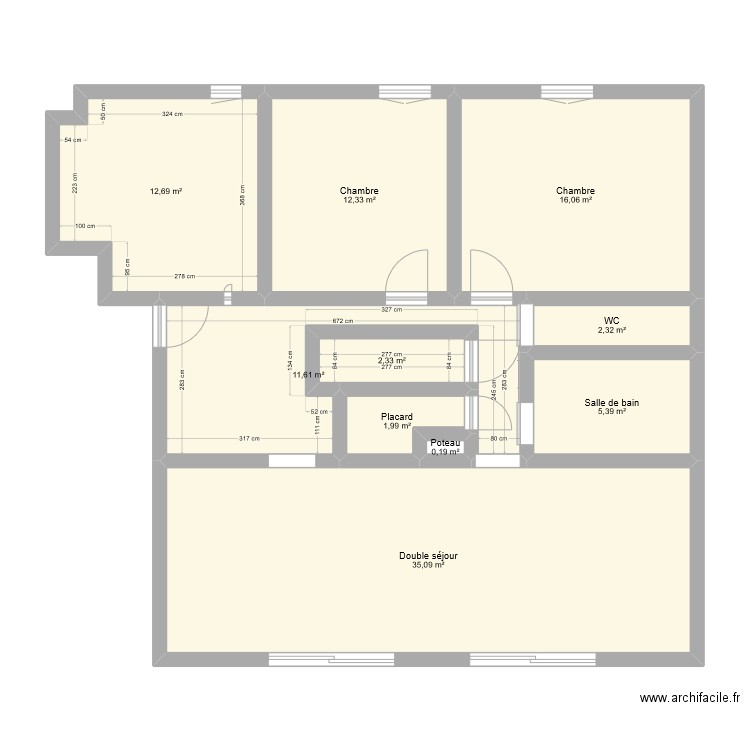 Appart. Plan de 0 pièce et 0 m2