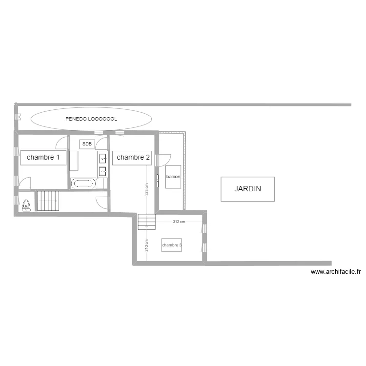 reno 1ER BIS. Plan de 