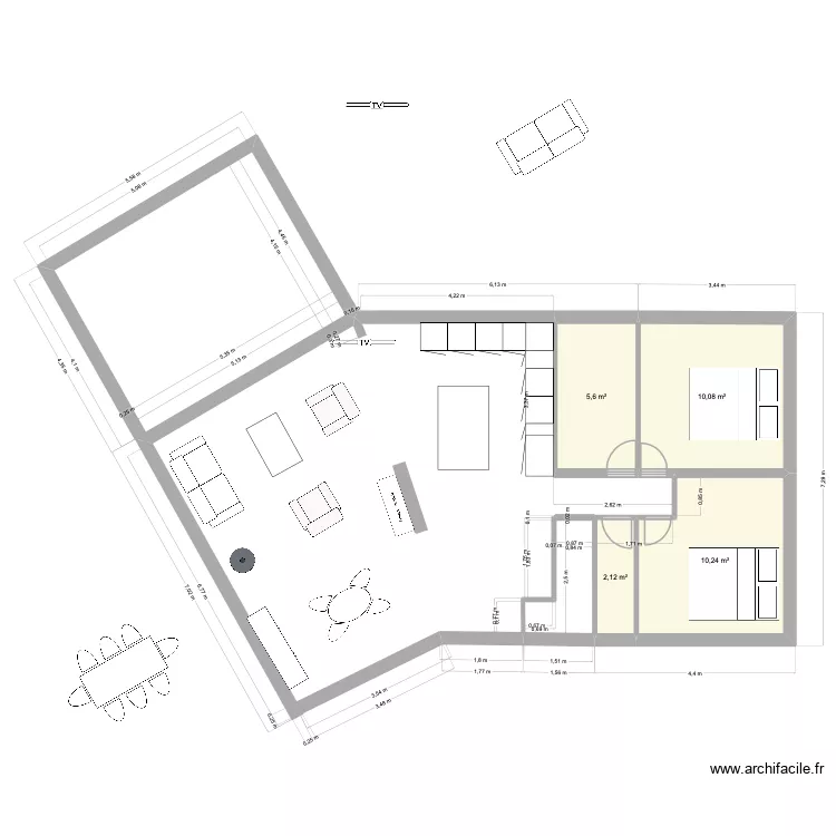 PLAN NIVEAU  1  extension 4. Plan de 