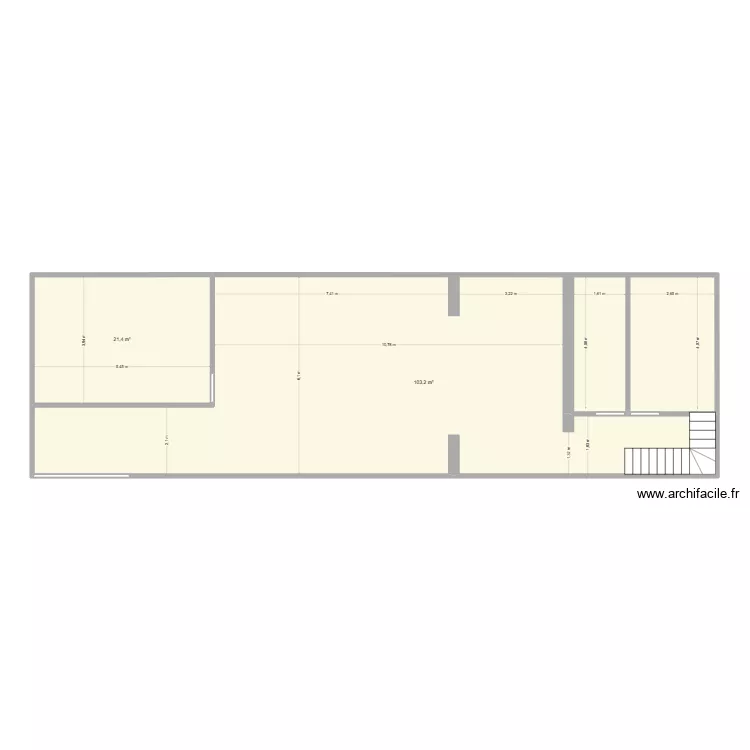 LOFT JOFFRE PLAN. Plan de 2  et 125 m²