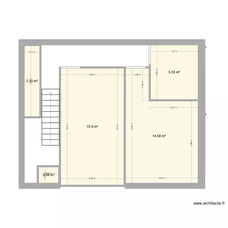 Appartement niveau 3. Plan de Appartement niveau 3. Plan de