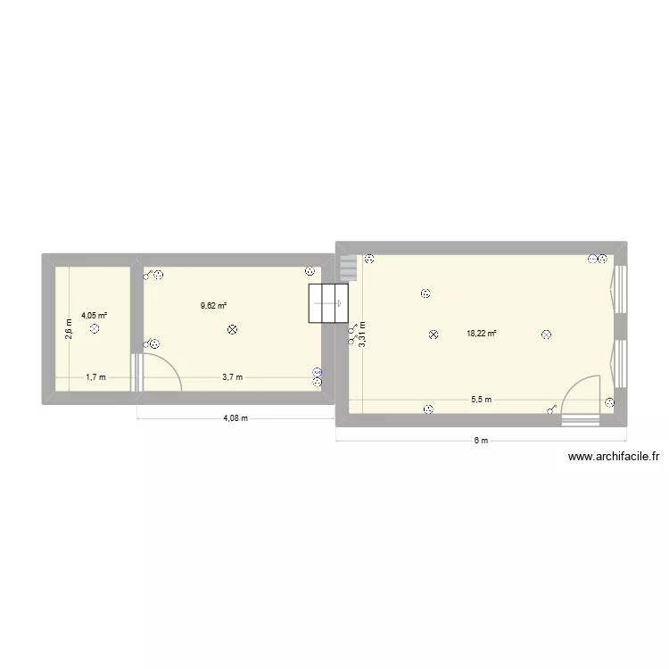 CHANTIER THOUARS. Plan de 