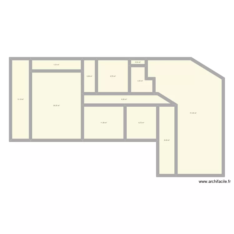 villa mrDupre. Plan de 