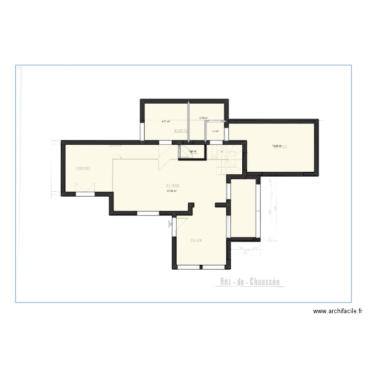 5 ch gayet v3. Plan de 0 pièce et 0 m2