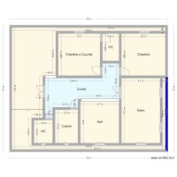 plan de terrain 12m x 15m