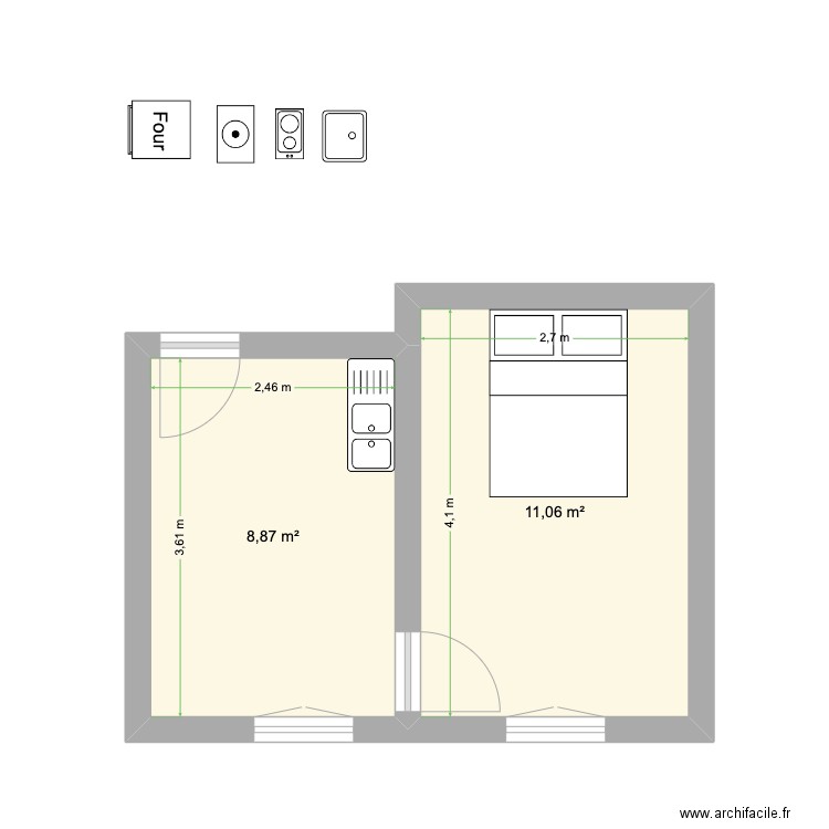 Loul v1. Plan de 0 pièce et 0 m2