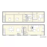 appart 4 avec baignoire