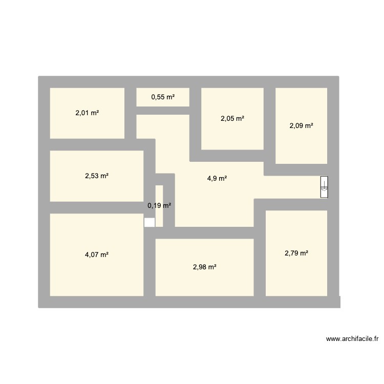 3 eme GHS. Plan de 0 pièce et 0 m2