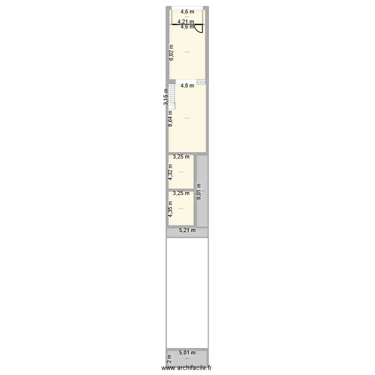 Poincaré. Plan de 8 pièces et 139 m2