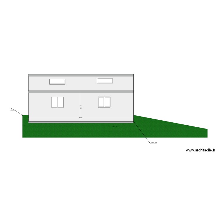 banastere coupe est. Plan de 0 pièce et 0 m2