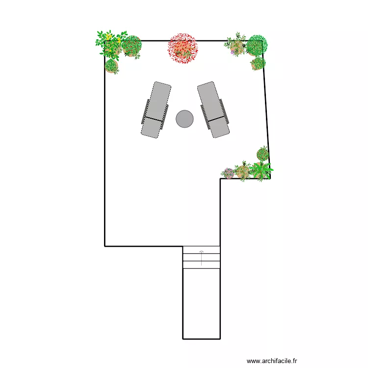 Marcadet. Plan de 1 Pièce et 40 m² Marcadet. Plan de 1 Pièce et 40 m²