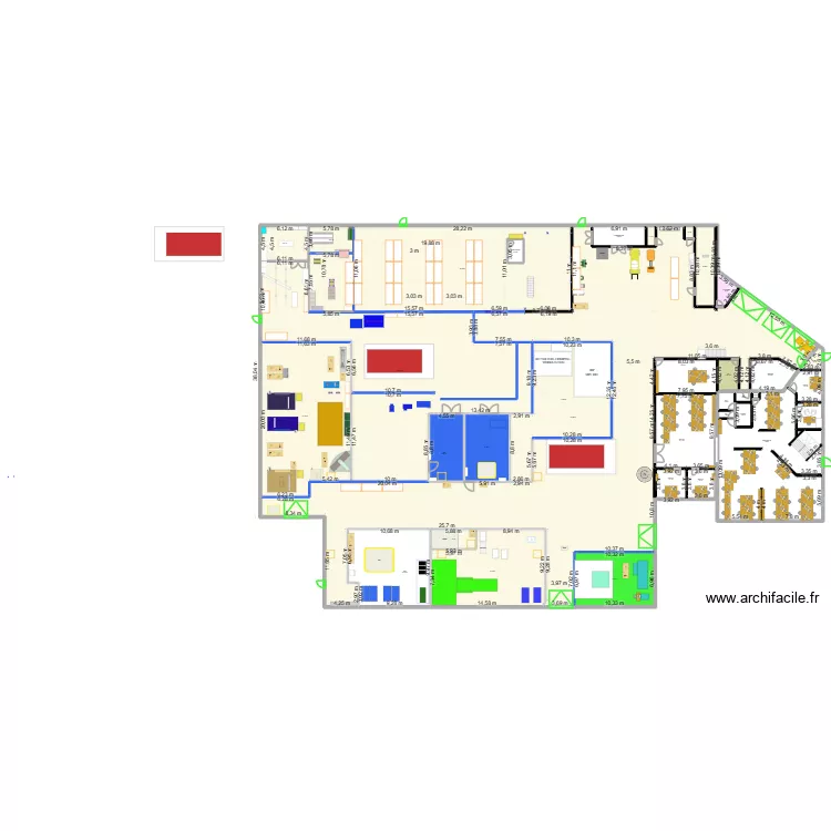ohm rdc plans 24/09/26. Plan de 36 Pièces et 3024 m²