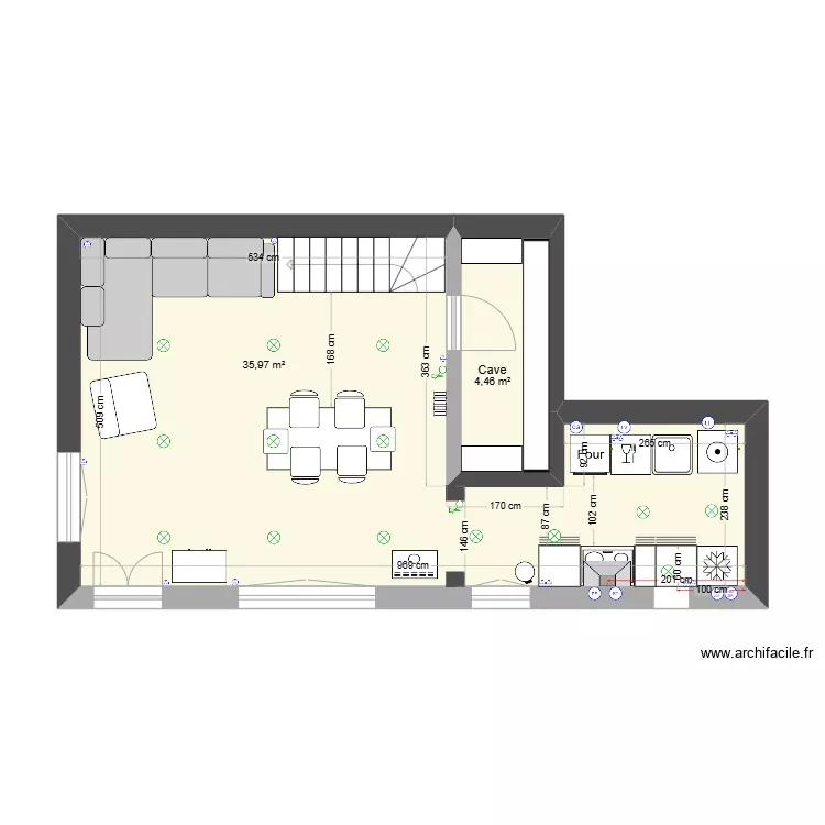Melandrelle rez V4. Plan de Melandrelle rez V4. Plan de