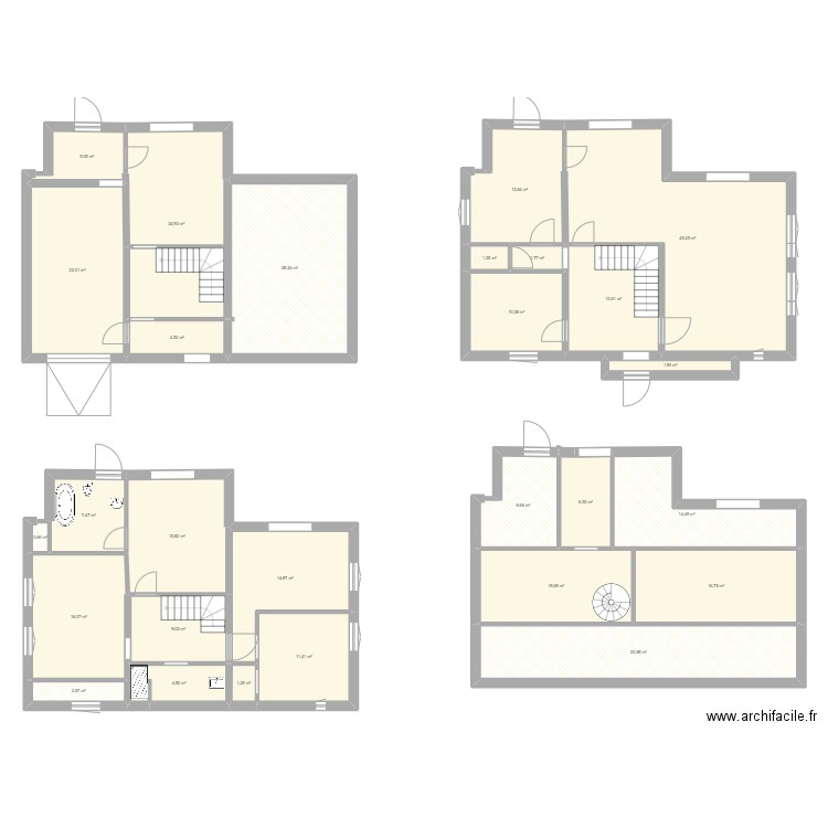 REZ Hortensias. Plan de 0 pièce et 0 m2