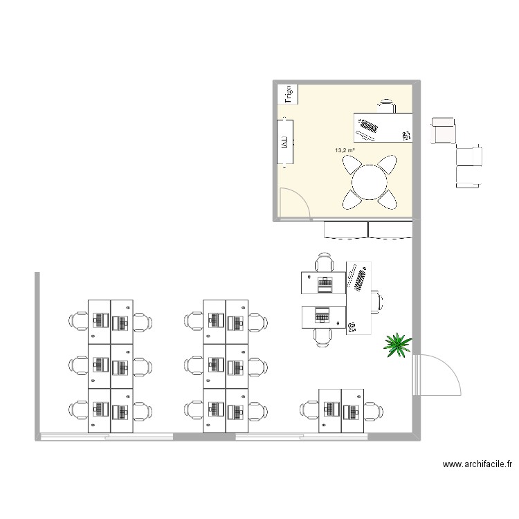 ch2. Plan de 1 pièce et 13 m2