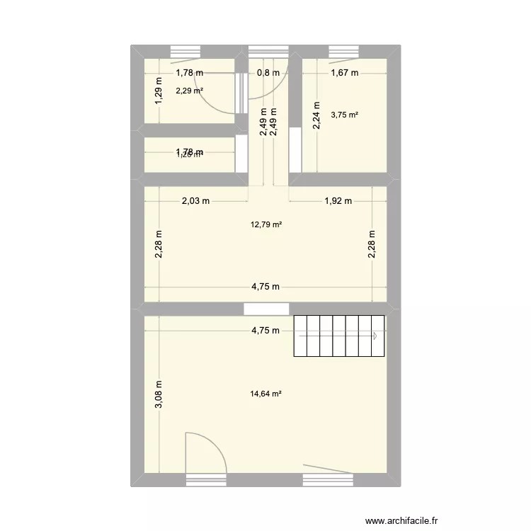 Saint ouen. Plan de 5 et 35 m² Saint ouen. Plan de 5 et 35 m²